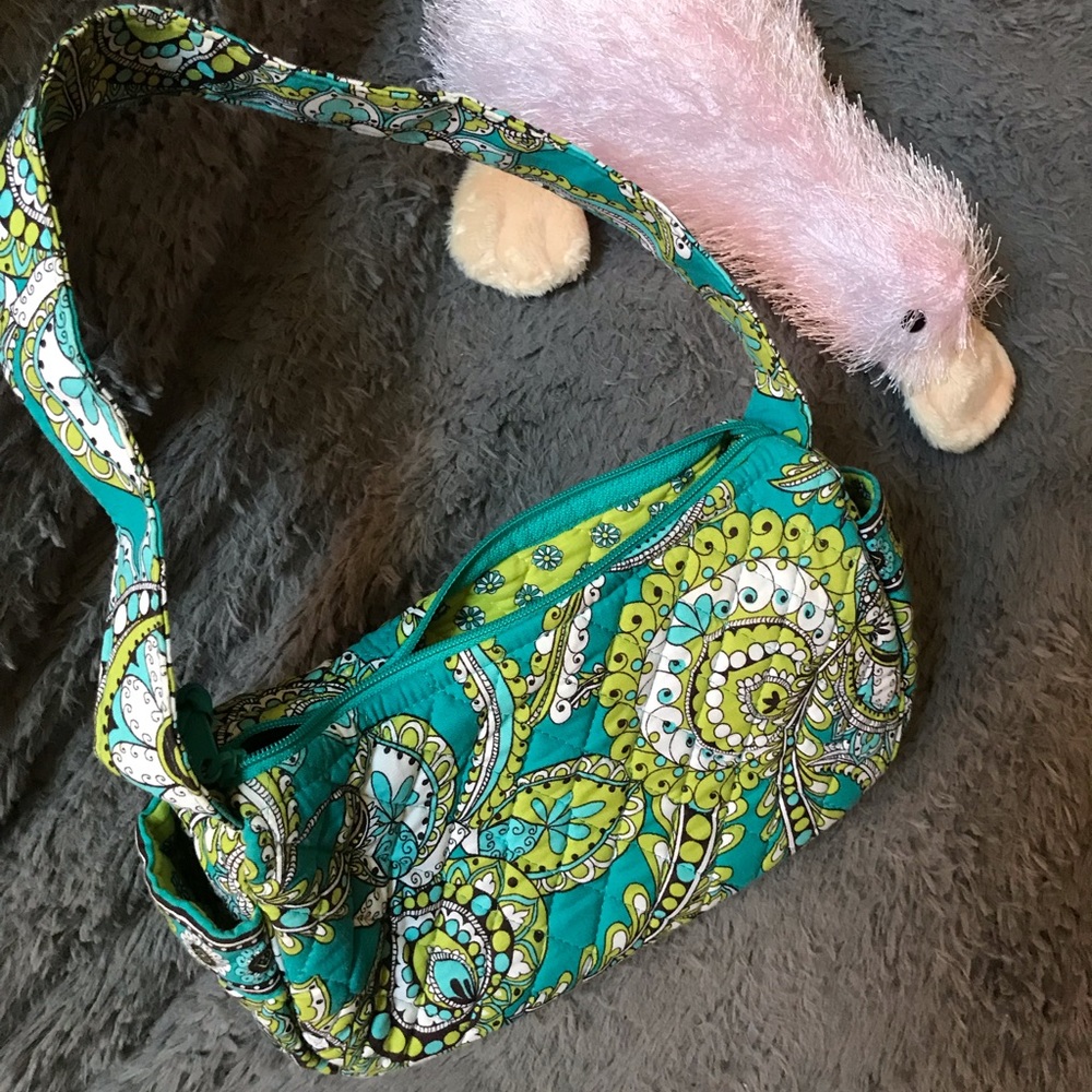 Vera Bradley Retired Peacock Maggie Shoulder Bag